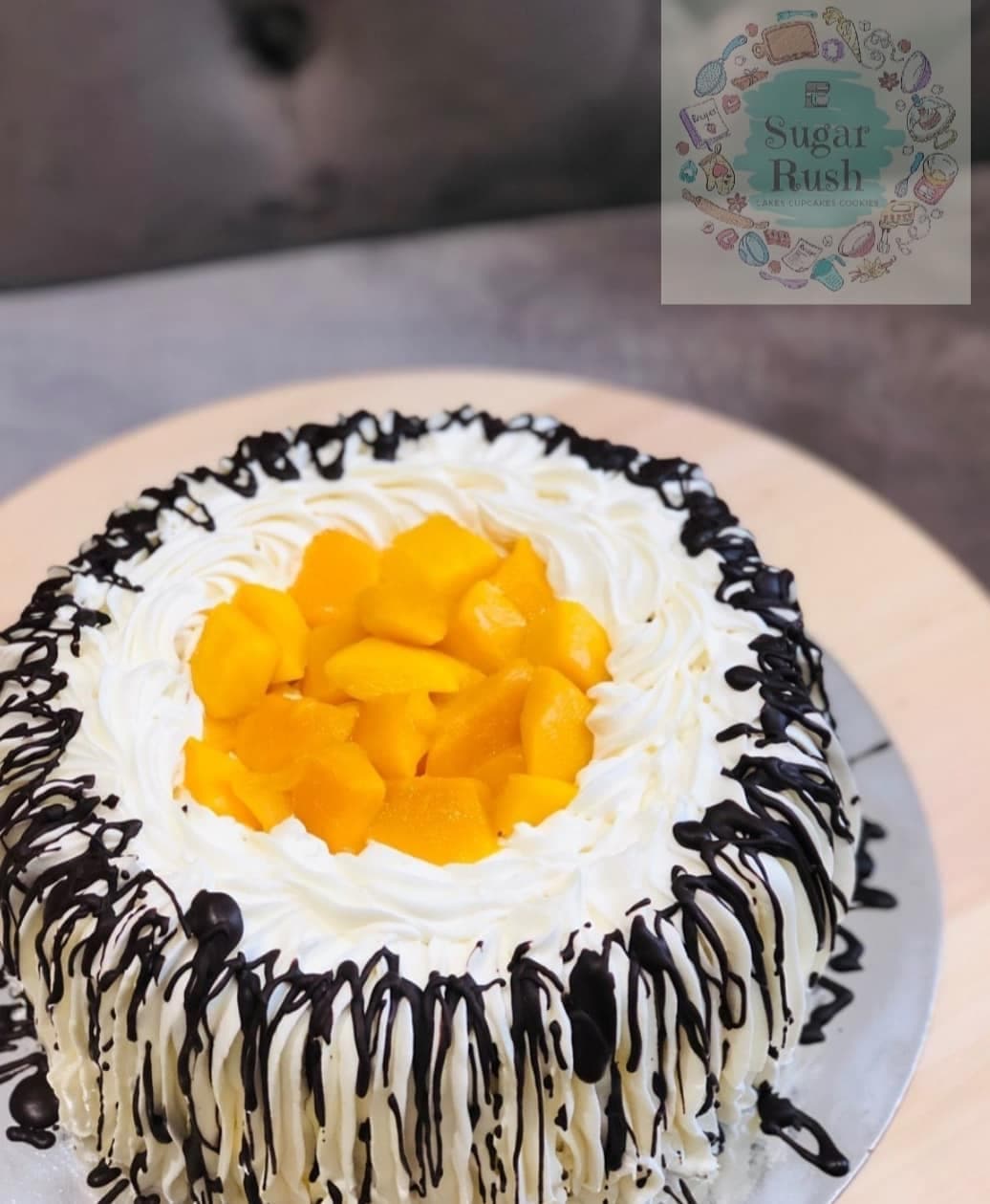 Mango Bravo Drip Cake