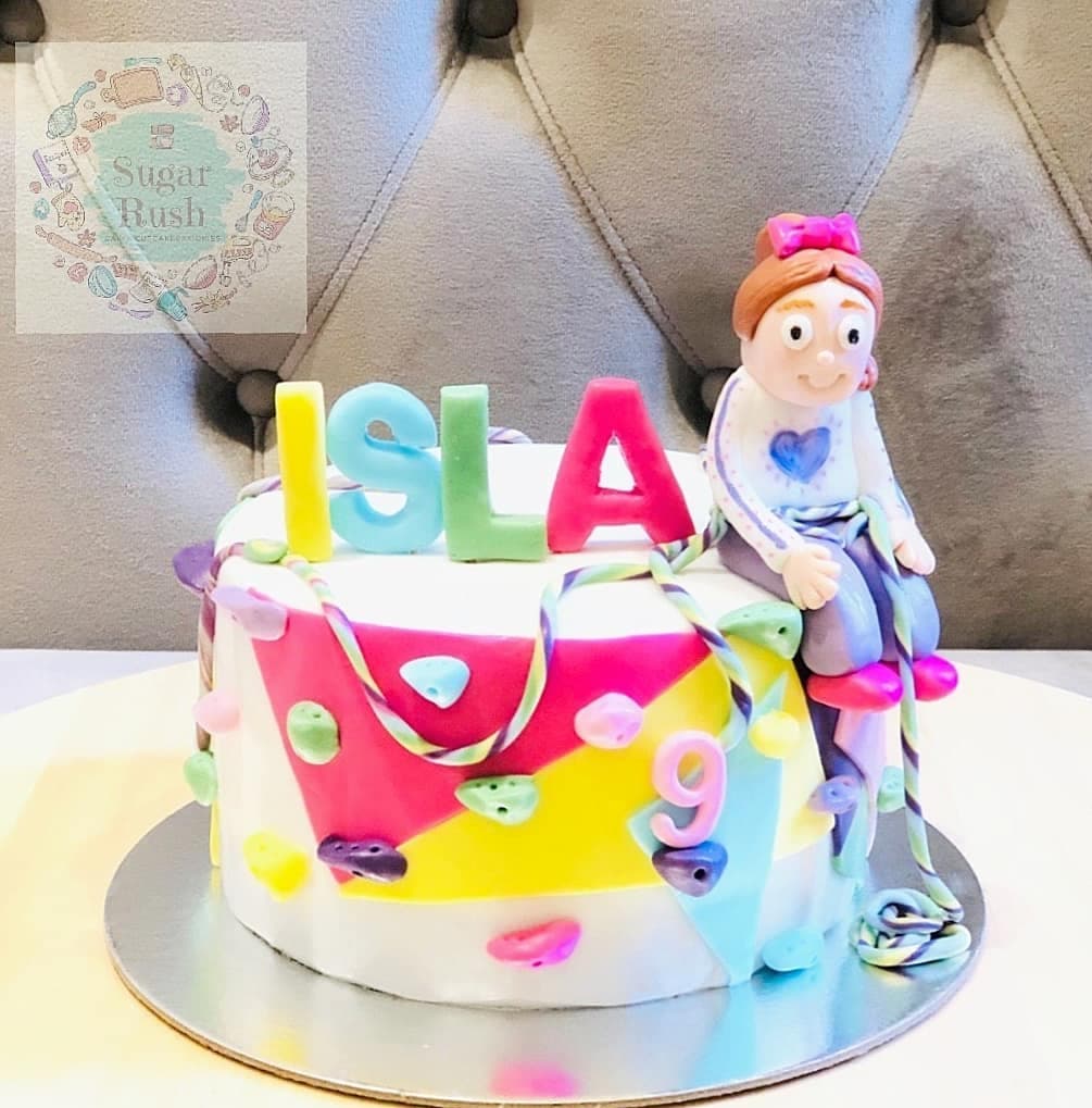 Wall Climbing Cake