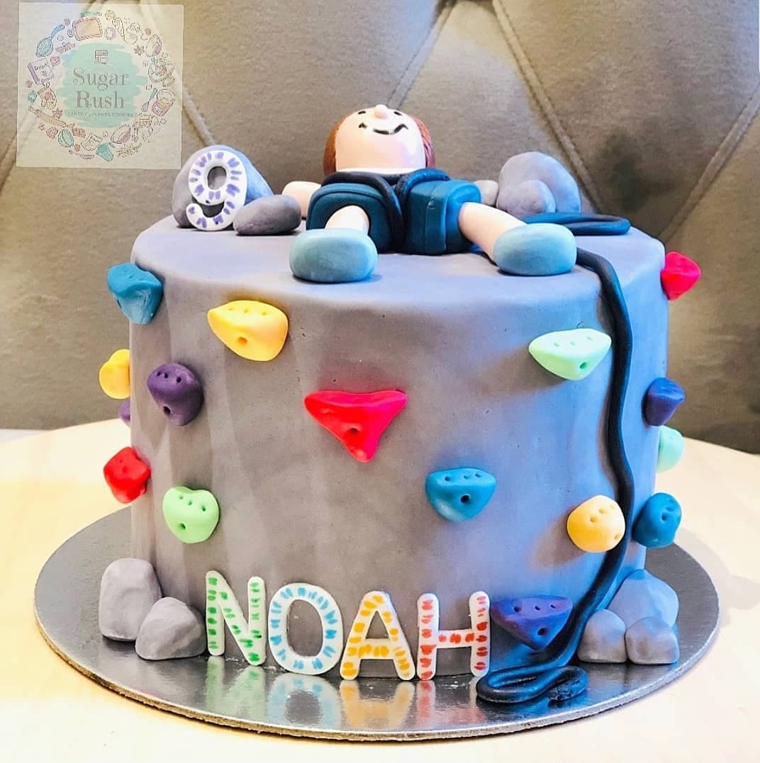Wall Climbing Cake