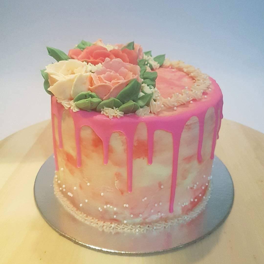 Floral Wreath Cake