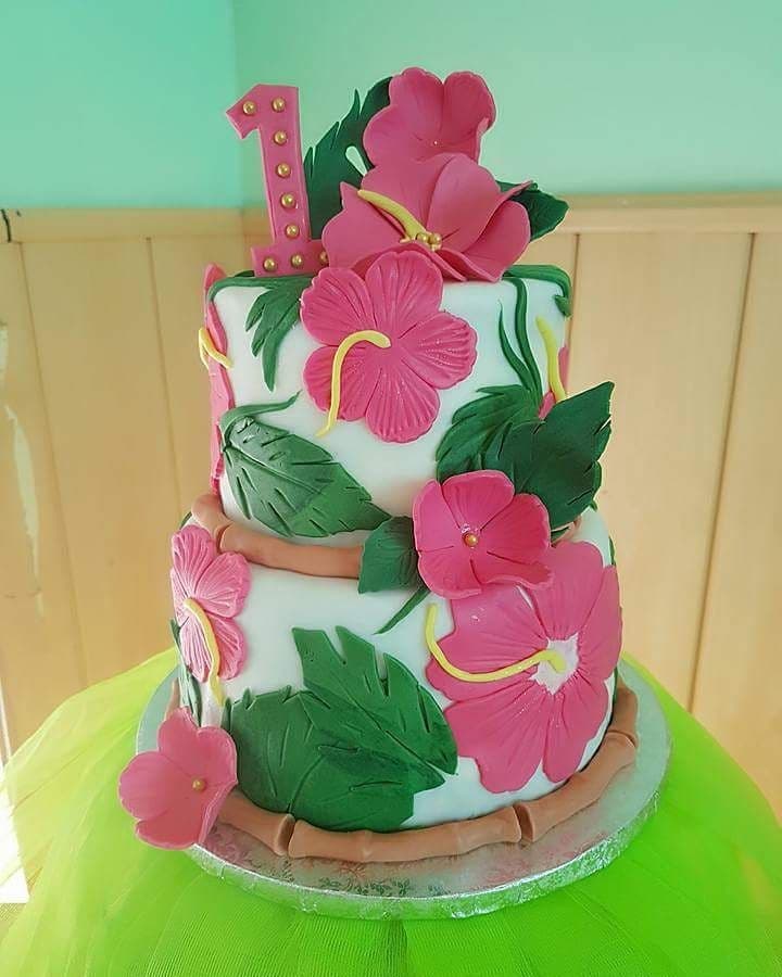 Luau Tropical Cake