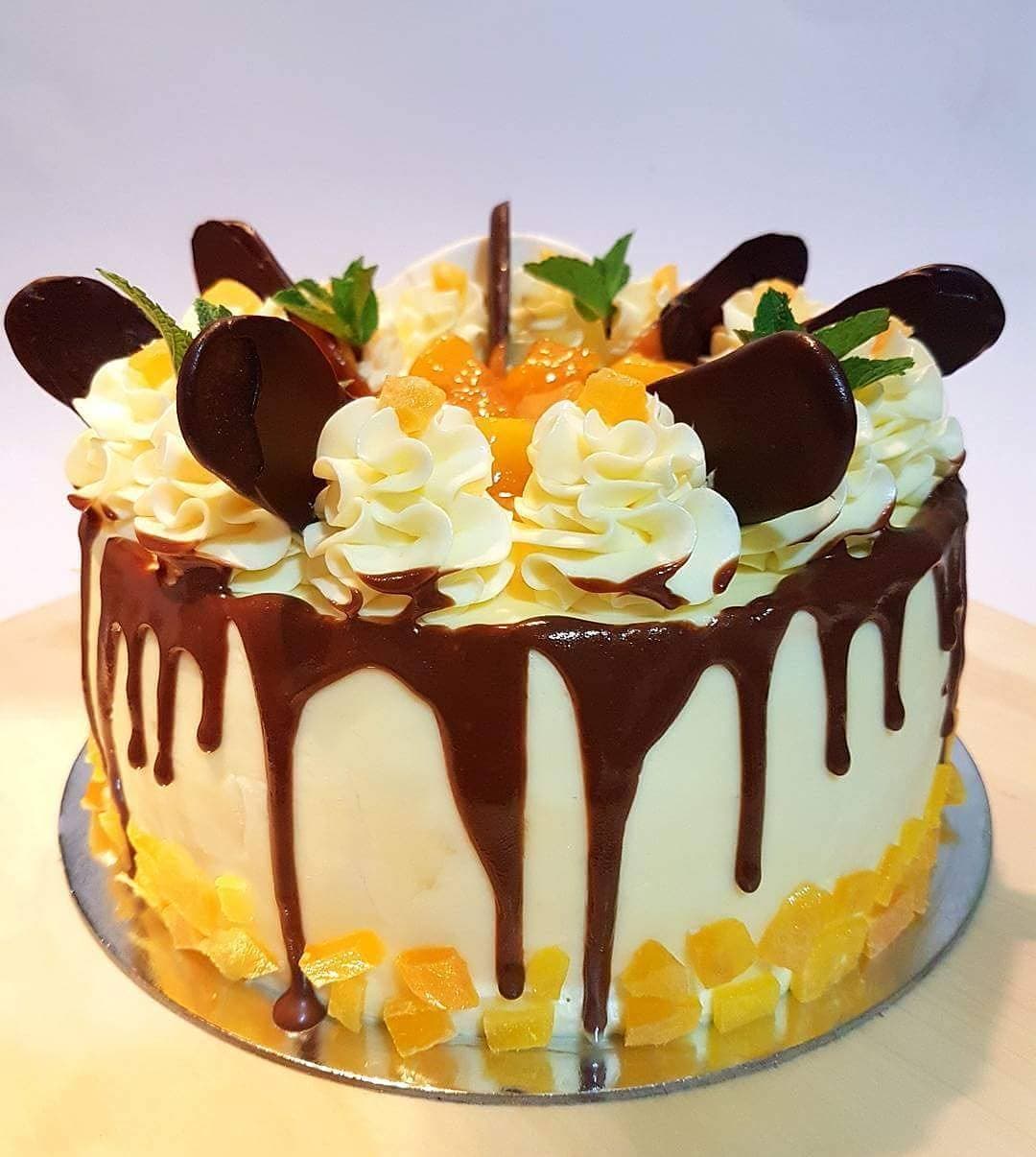 Mango Photo Cake