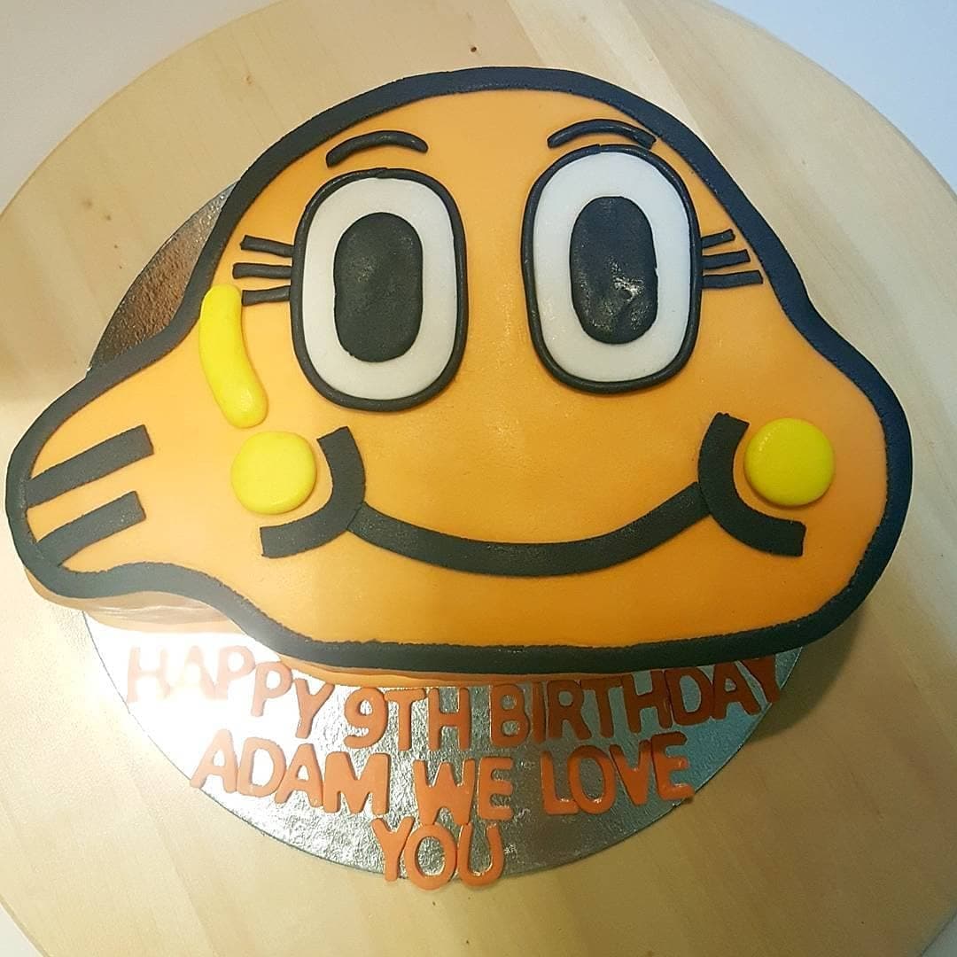 Gumball Darwin Cake