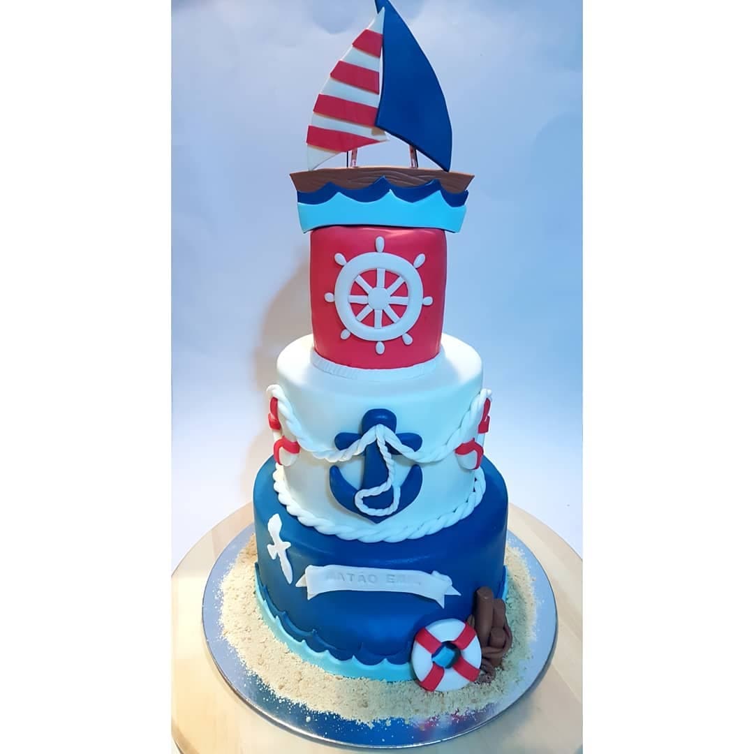 Nautical Fondant Cake