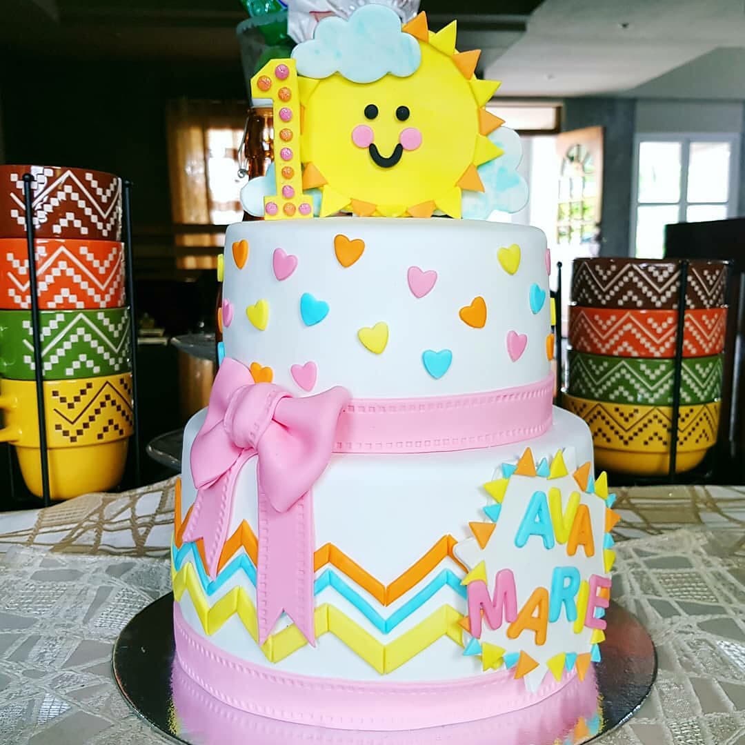 Sunshine Drip Cake