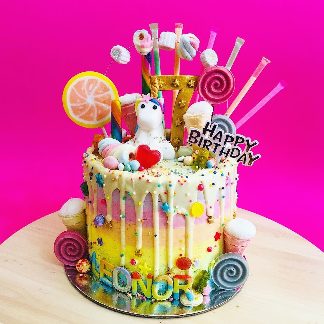 Unicorn Drip Cake