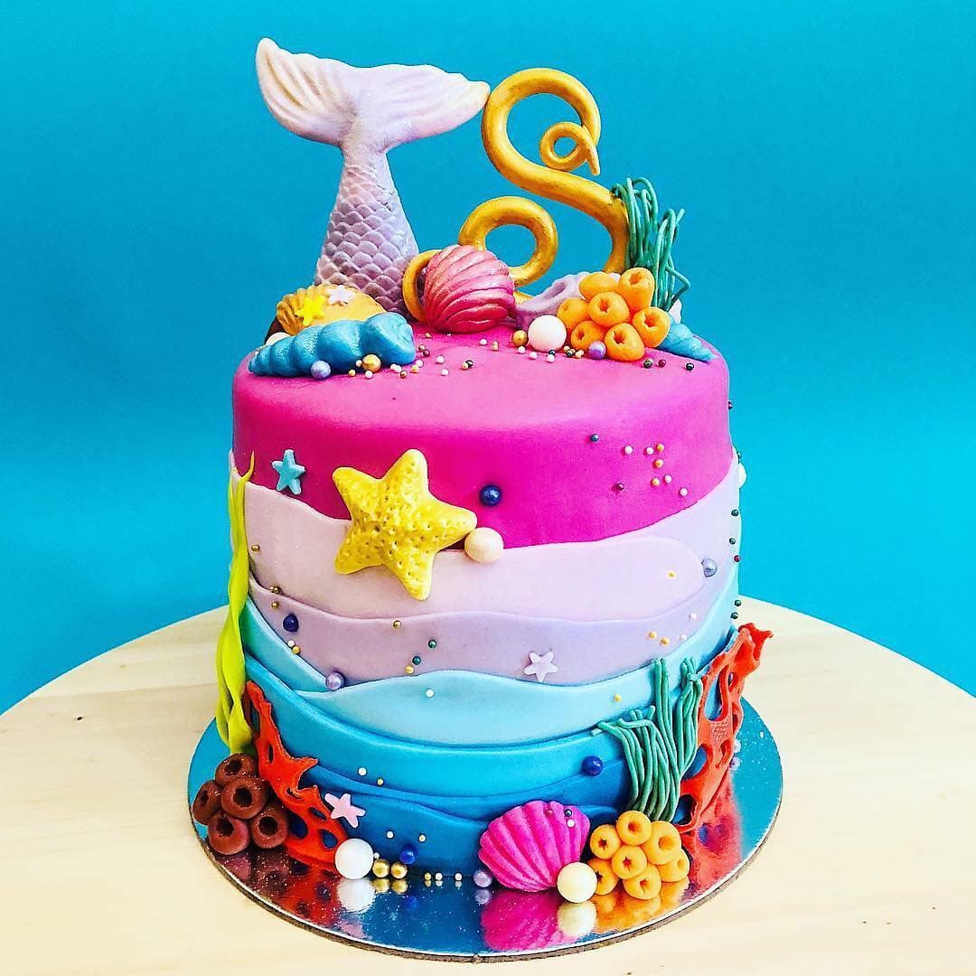 Mermaid Birthday Cake