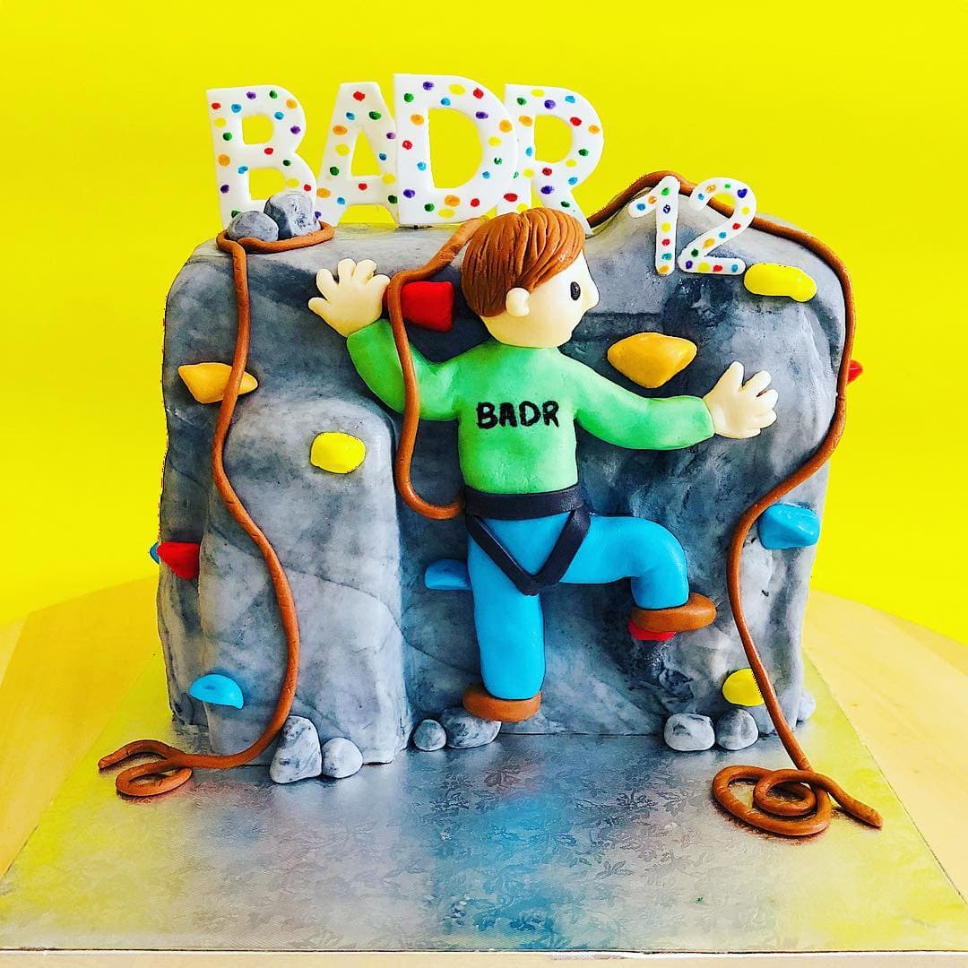 Wall Climbing Cake