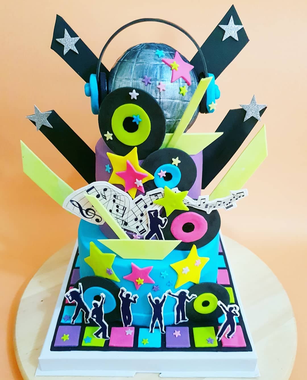 Disco Party Cake