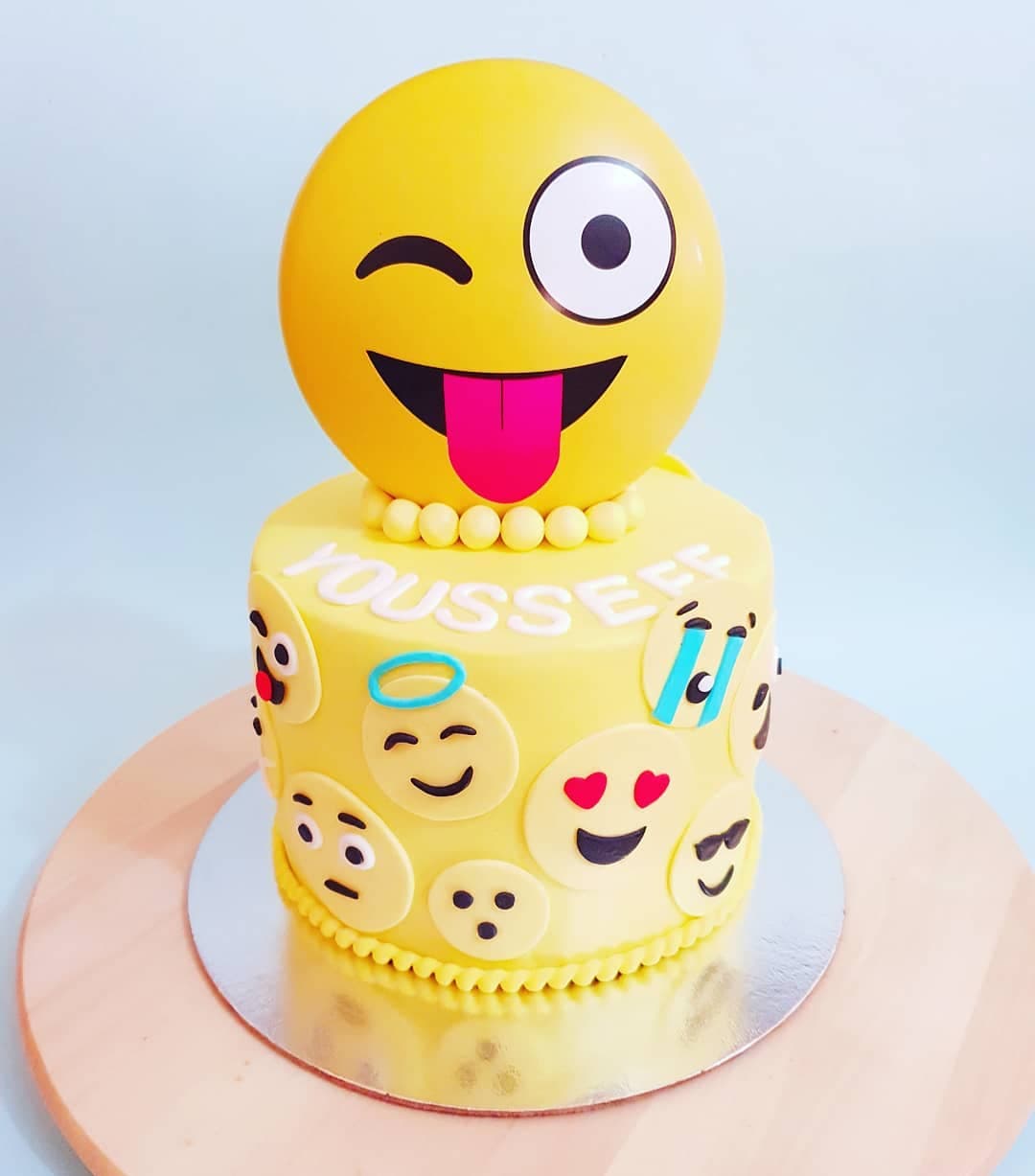 Emoji Sports Cake