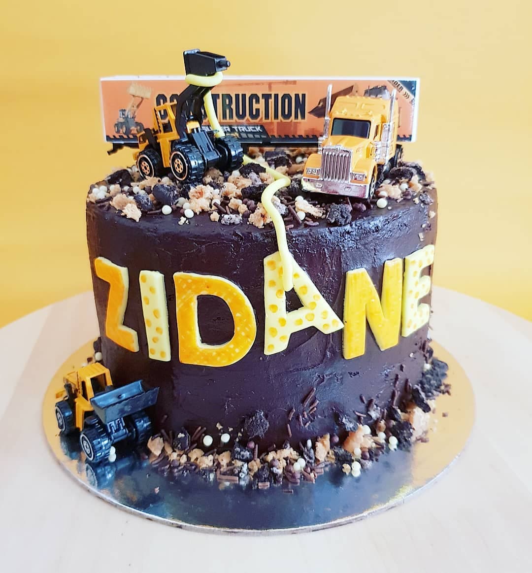 Construction Site Cake