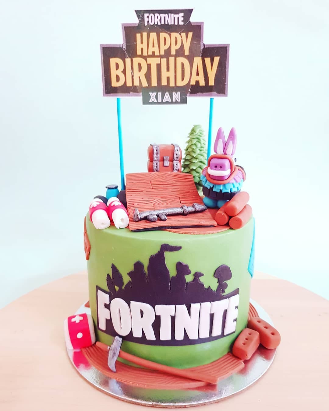 Fortnite Birthday Cake