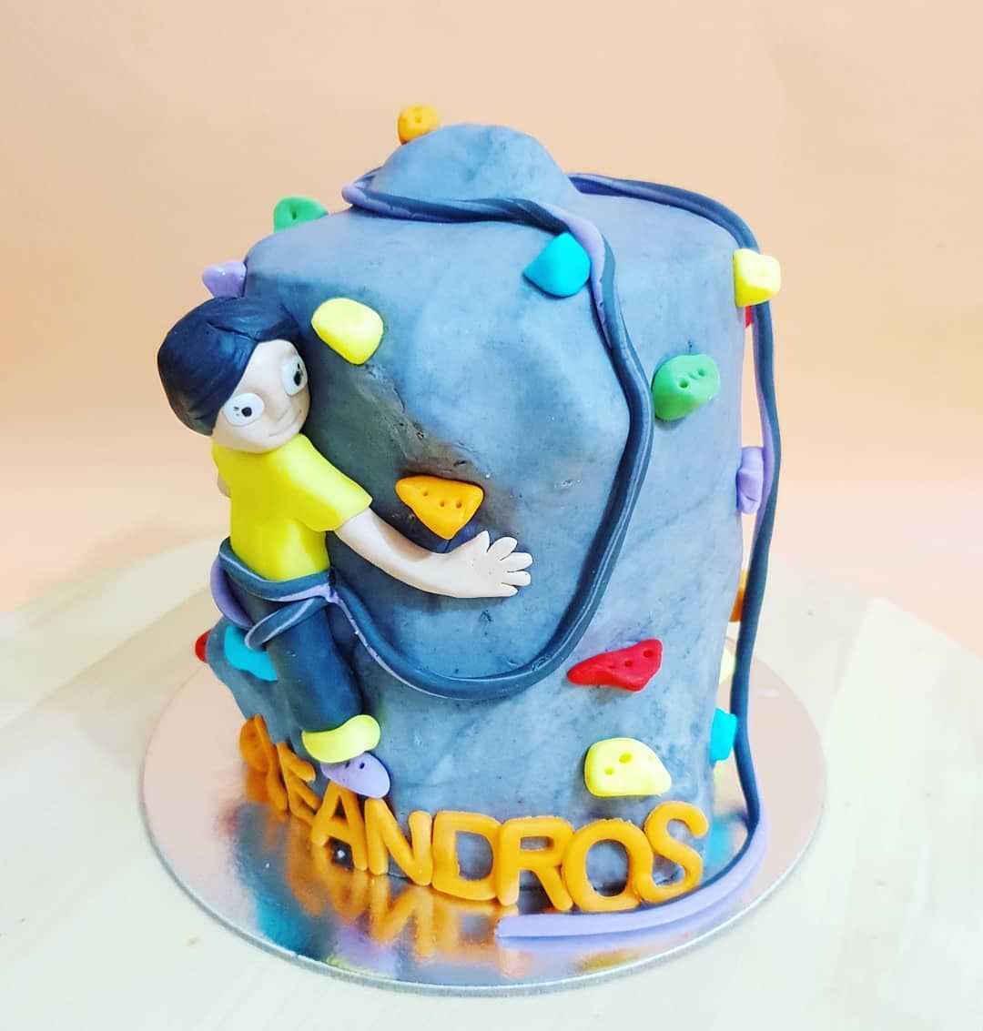 Wall Climbing Cake