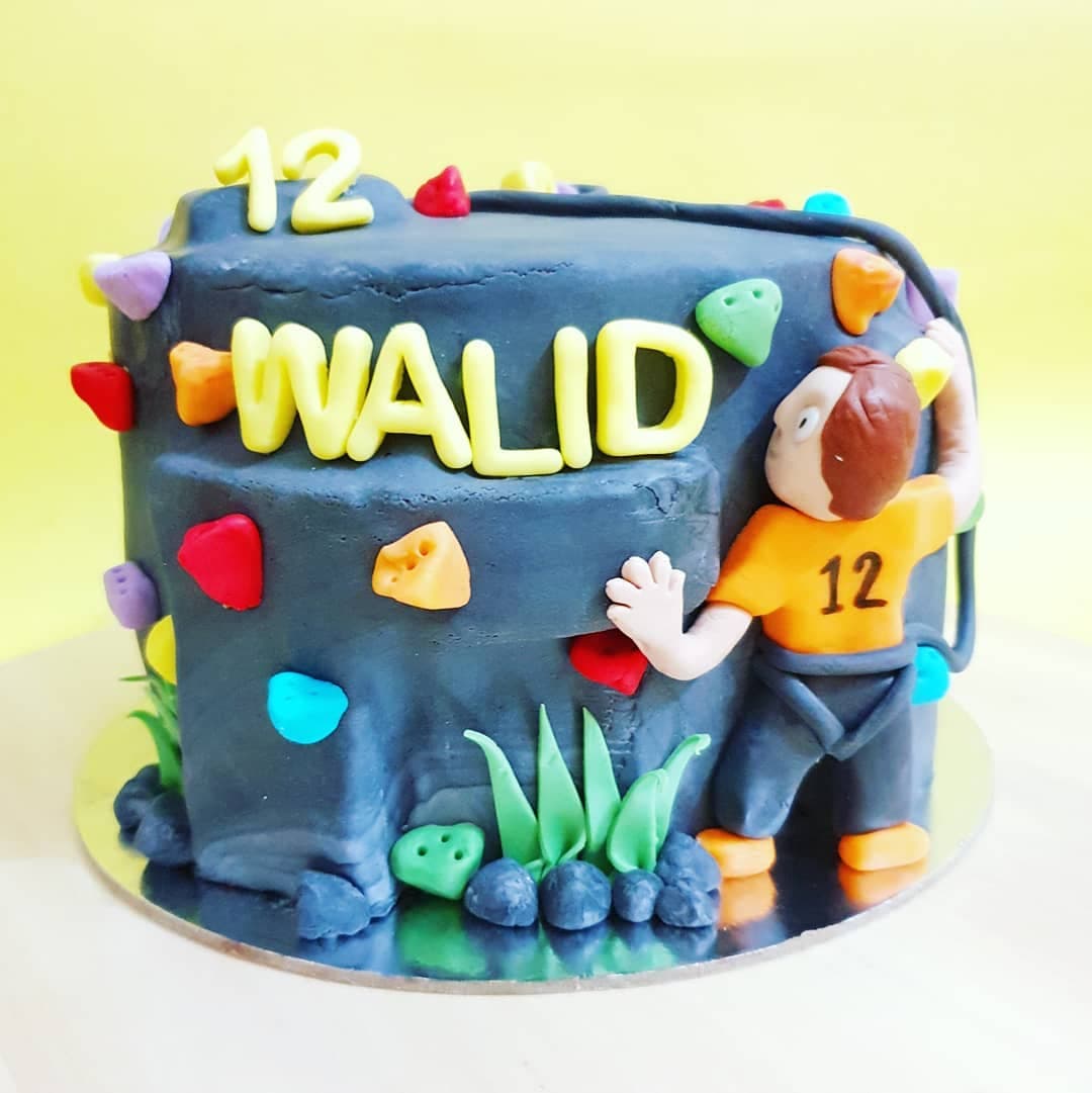 Wall Climbing Cake