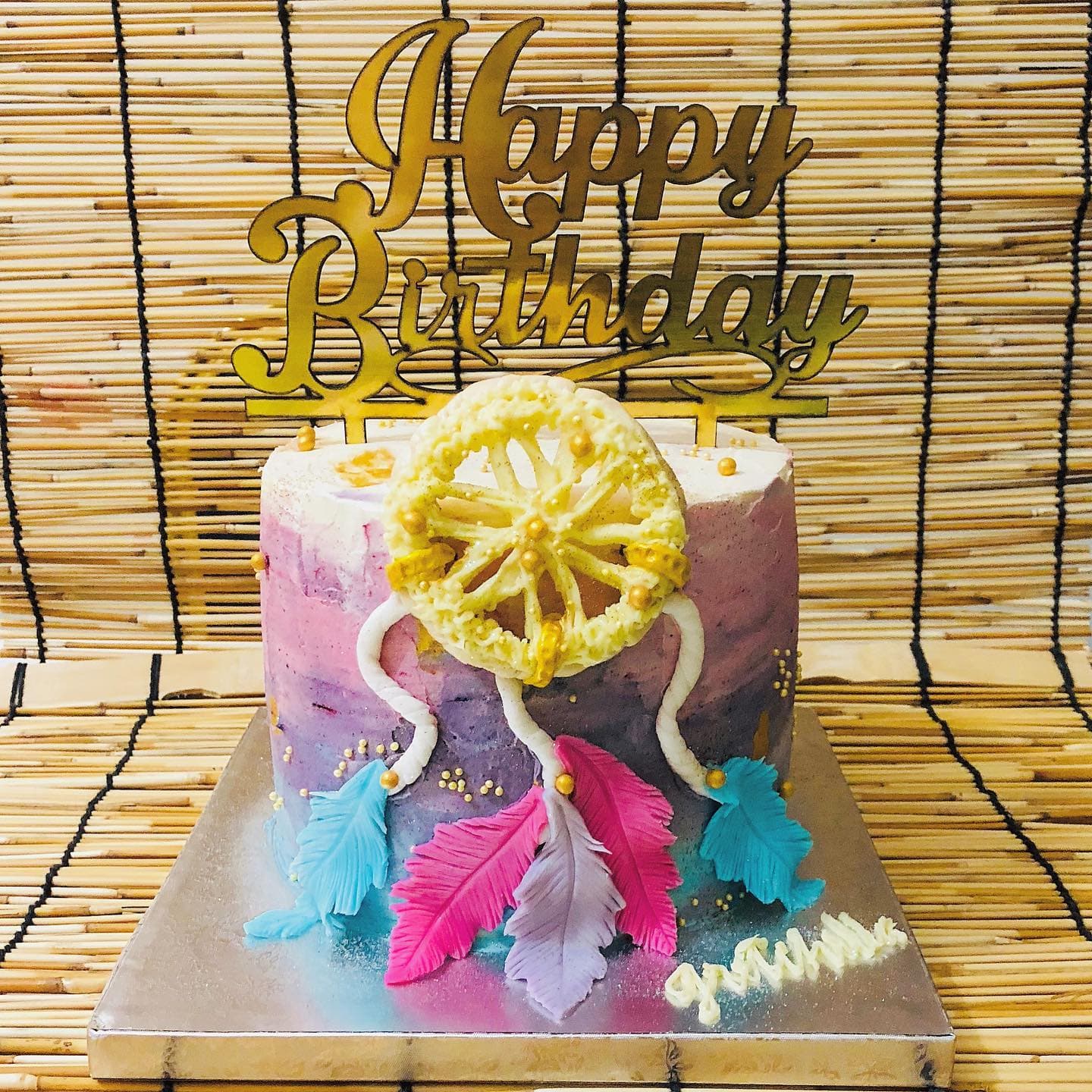 Ombre Dreamcatcher Cake