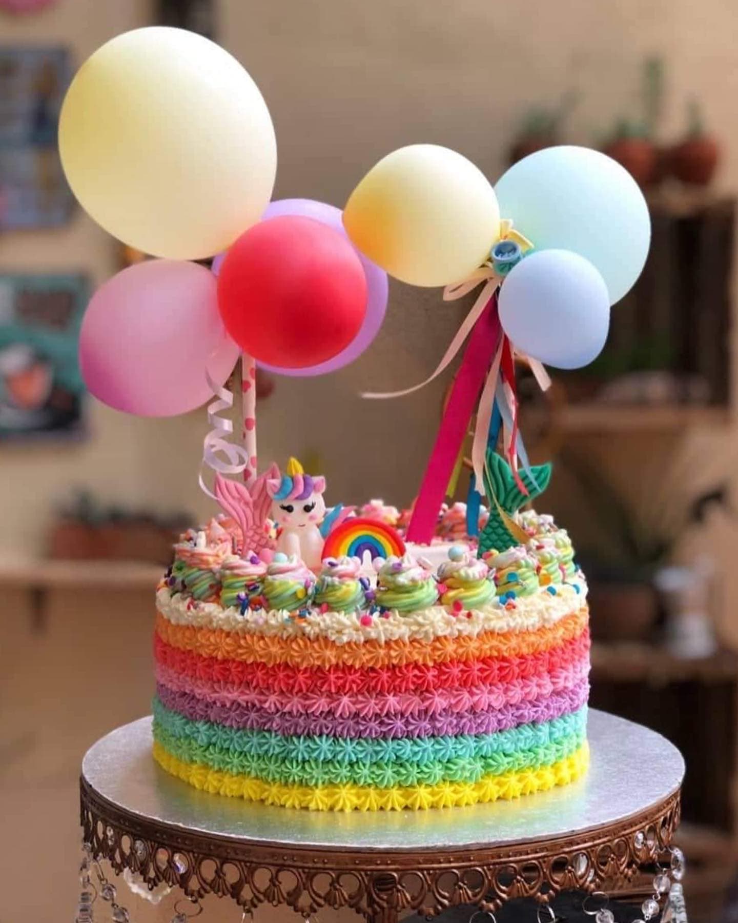 Unicorn Rainbow Cake