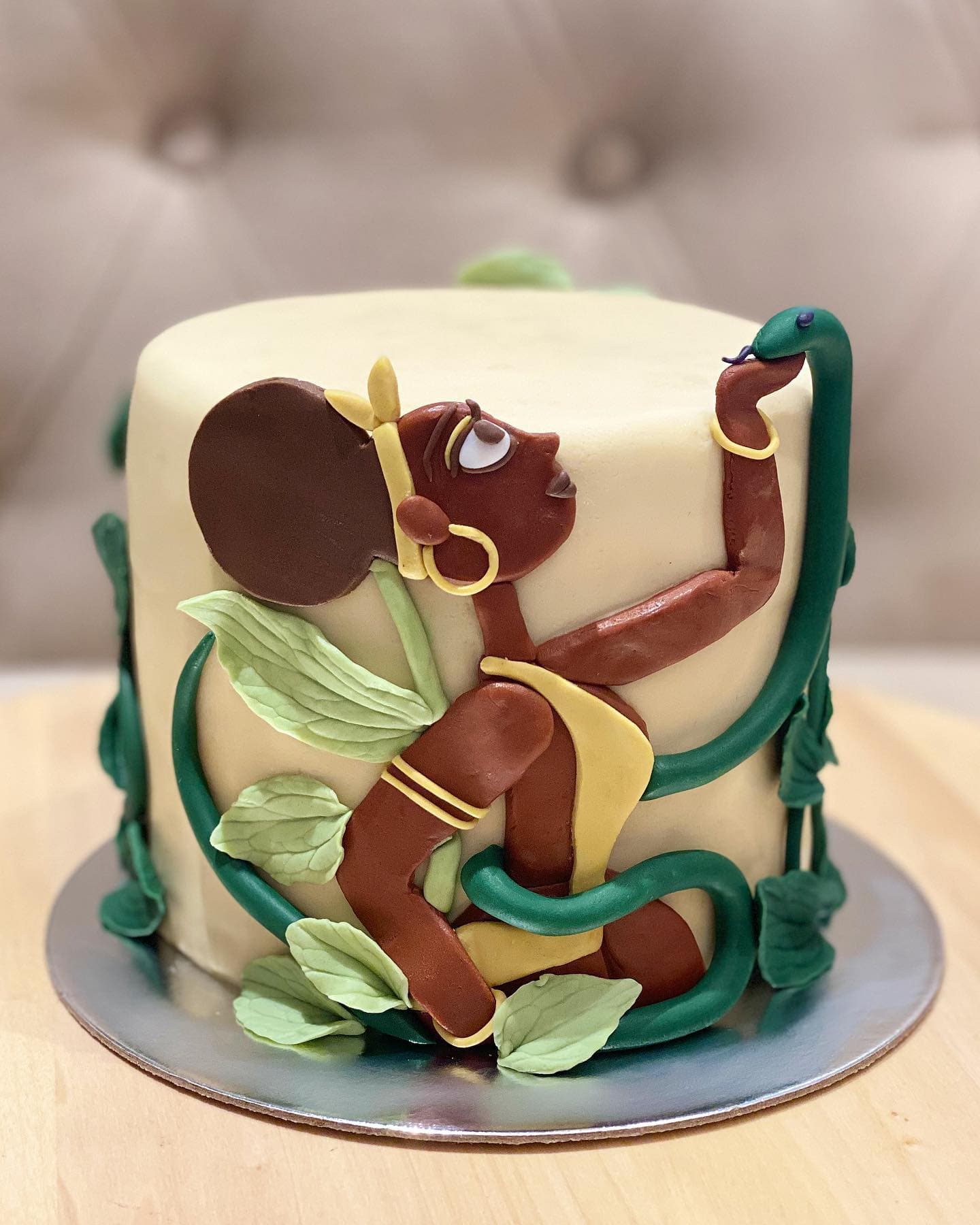 African Woman Cake