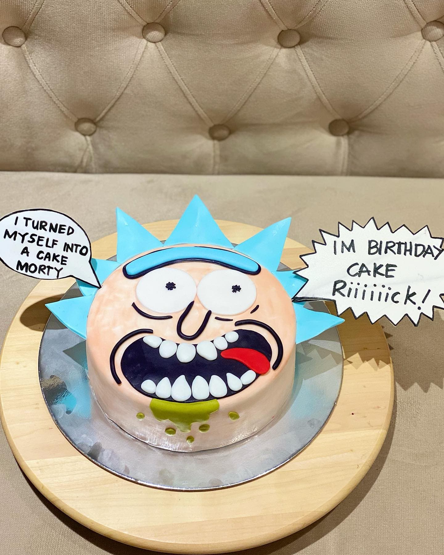 Rick Character Cake
