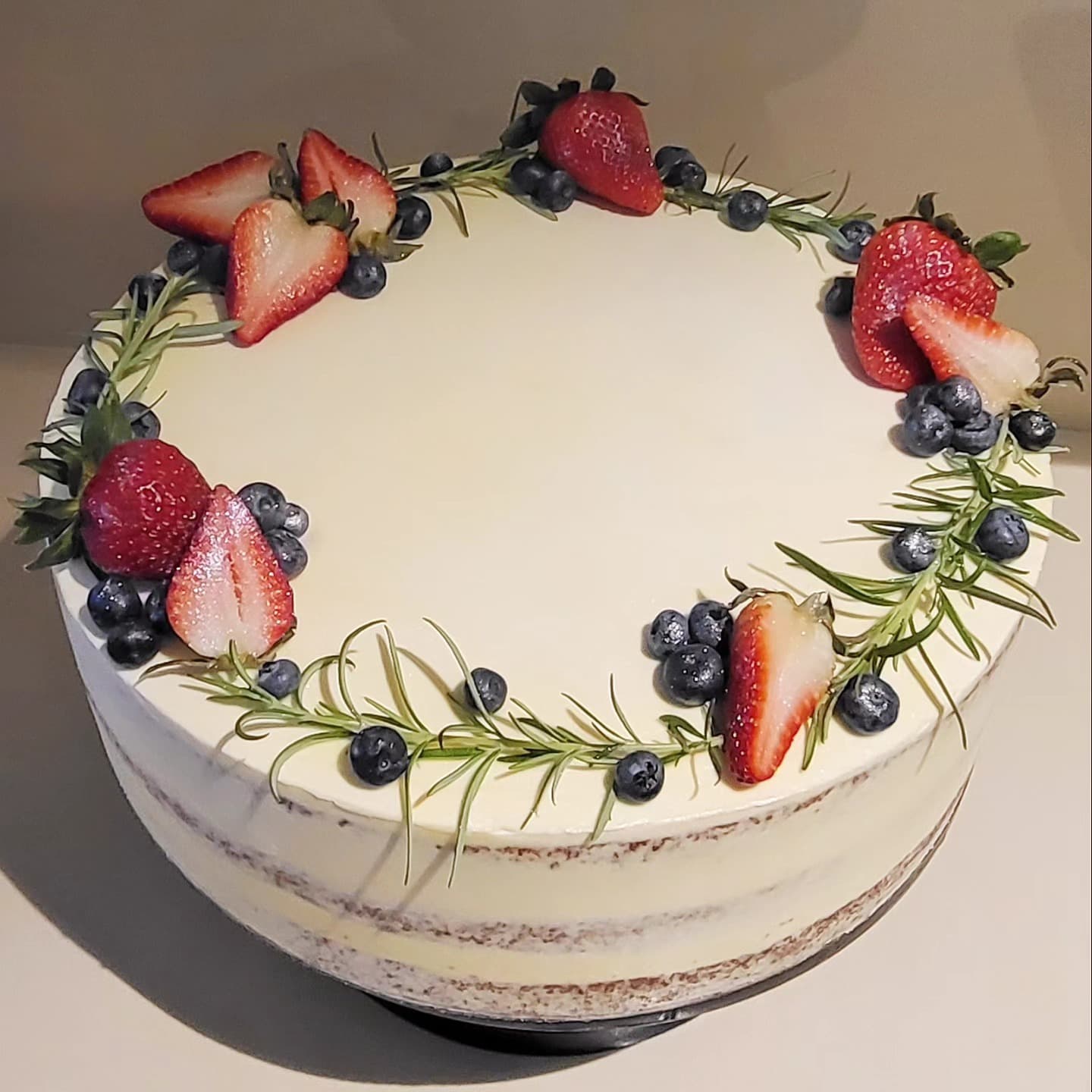 Picnic Semi Naked Cake