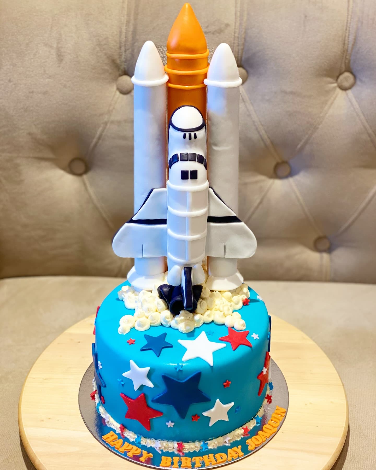 Space Shuttle Cake