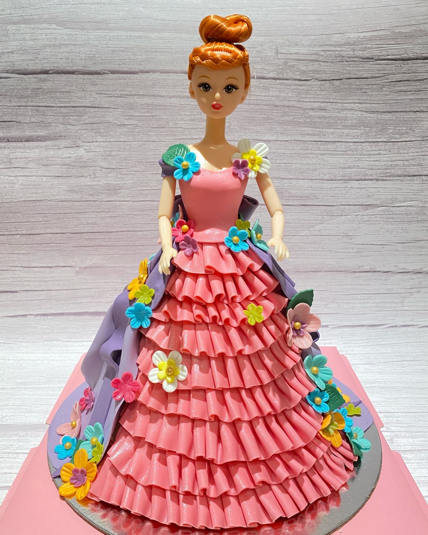Princess Barbie Doll Cake