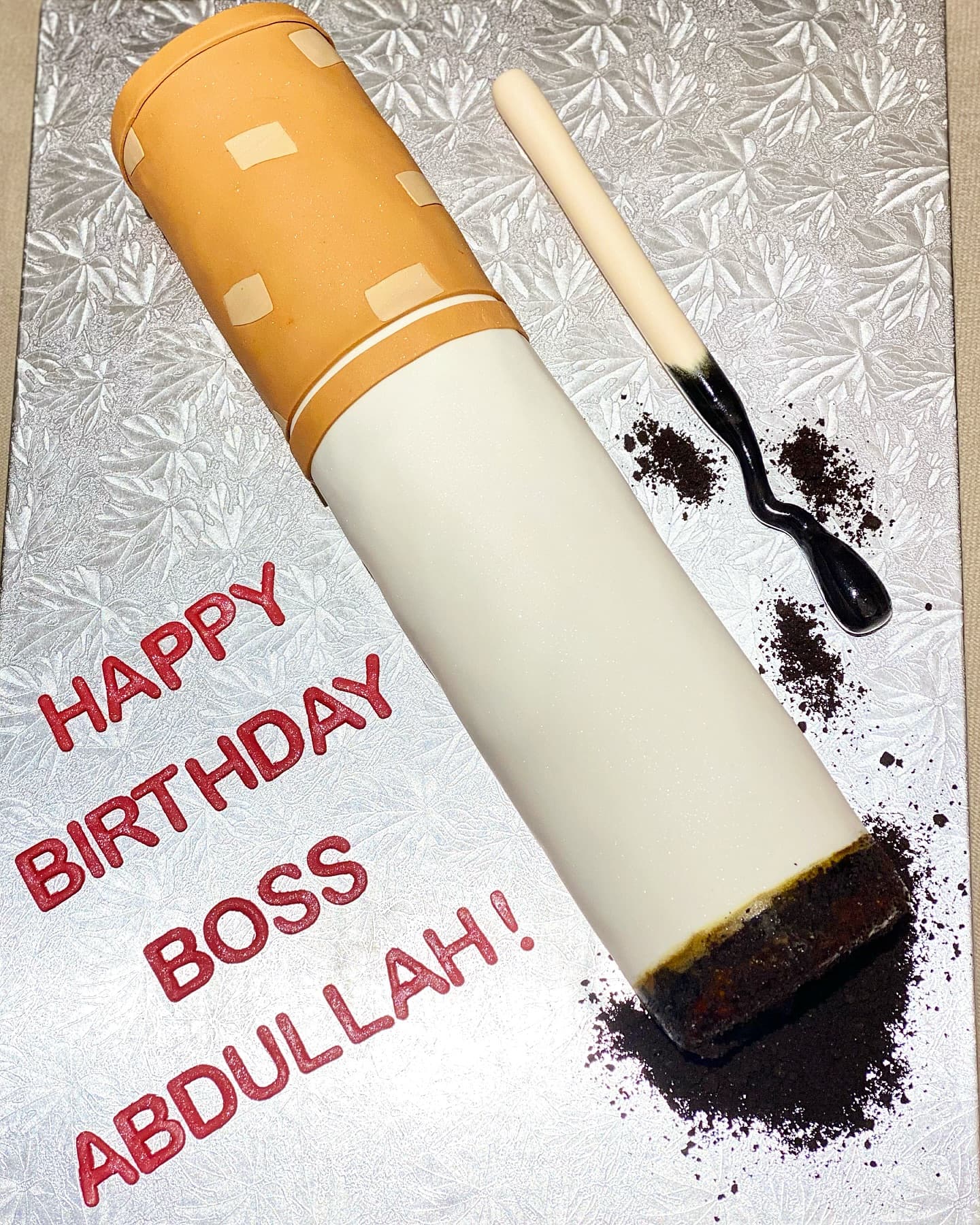 Marlboro Cigarette Cake