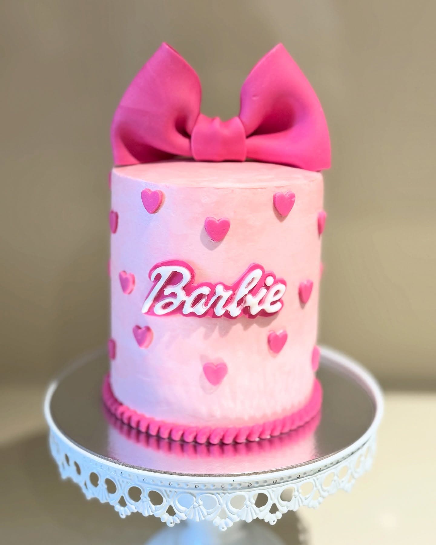 Barbie Bow Cake