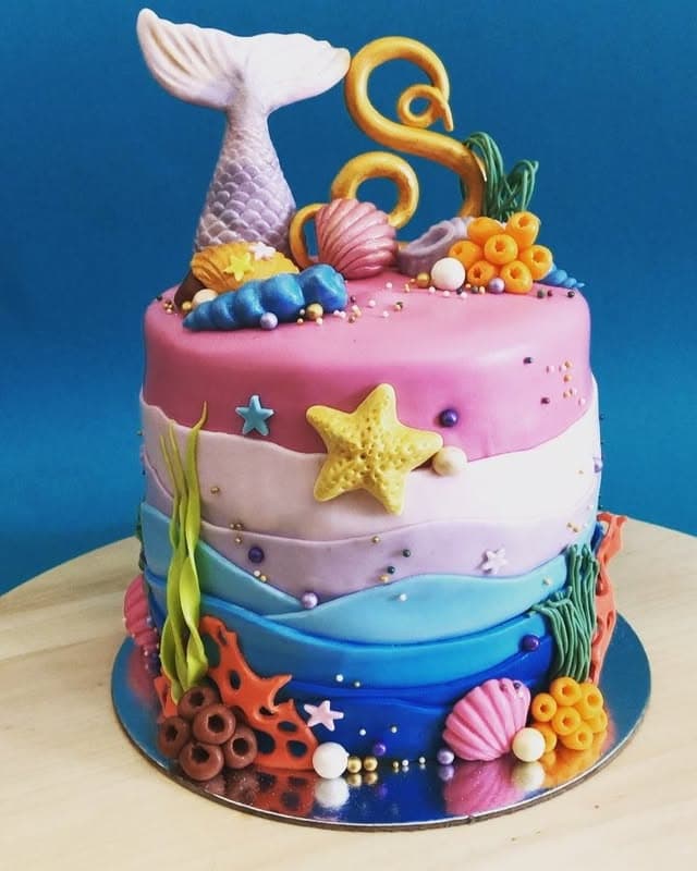 Mermaid Birthday Cake